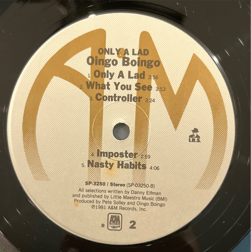 Only A Lad - Oingo Boingo (12”) music collectible - Main Image 4