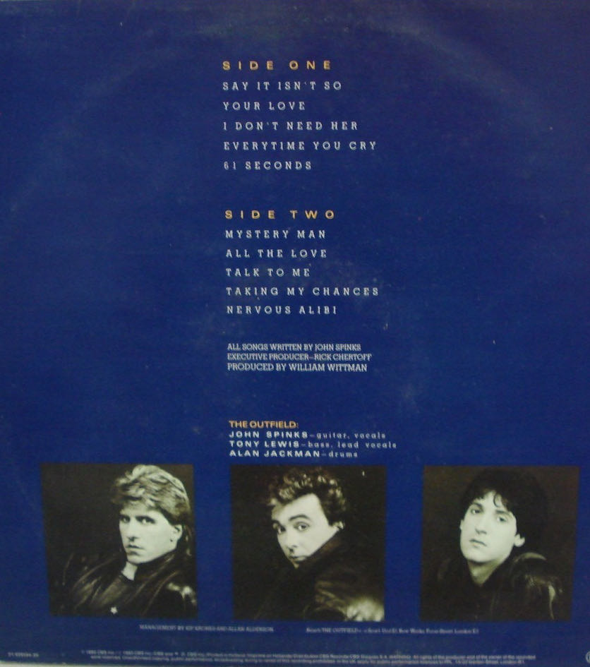 Play Deep - The Outfield (Cassette - 38) music collectible - Main Image 2