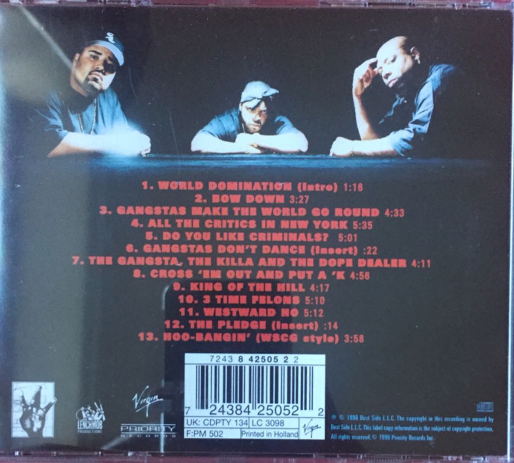 Bow down - Westside Connection (CD) music collectible [Barcode 724384250522] - Main Image 2