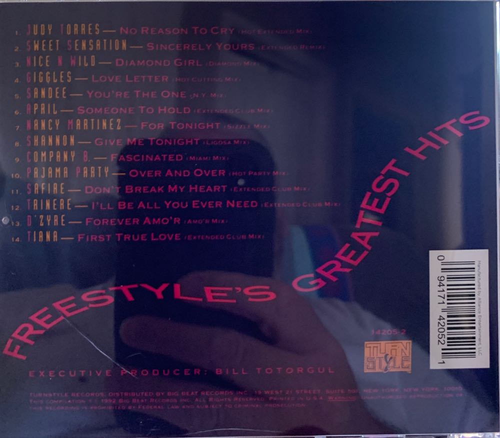 Freestyles Greatest Hits - Various Artists (CD) music collectible [Barcode 094171420521] - Main Image 2