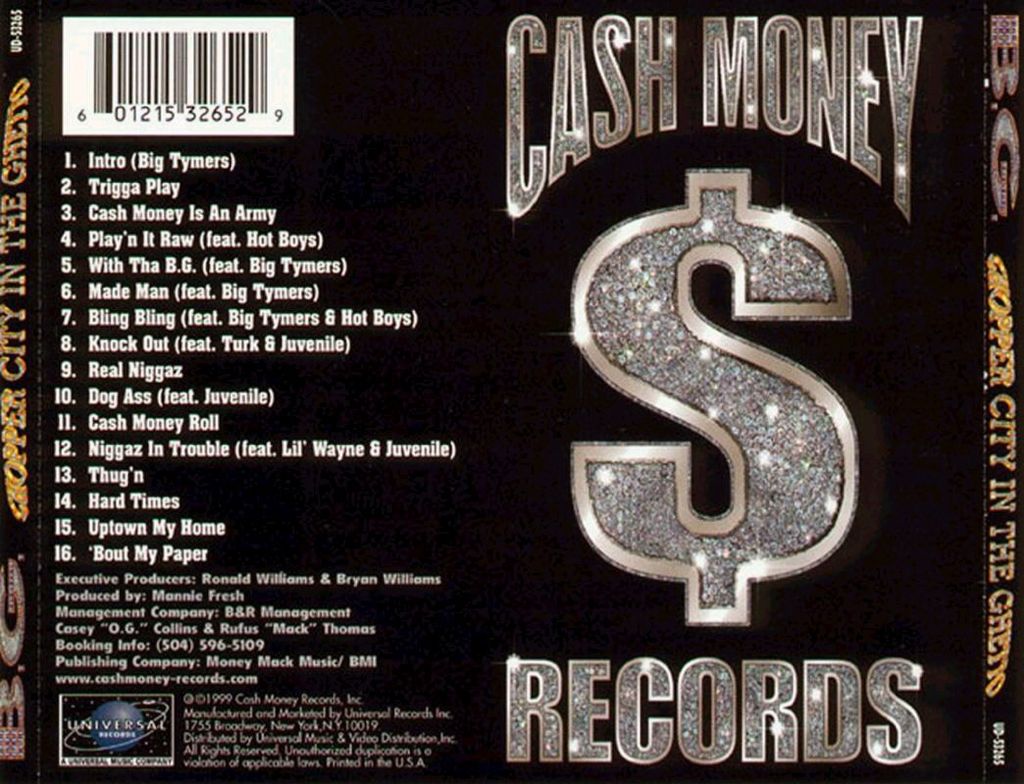 Chopper City In The Ghetto - B.G. (CD - 67) music collectible [Barcode 601215326529] - Main Image 2