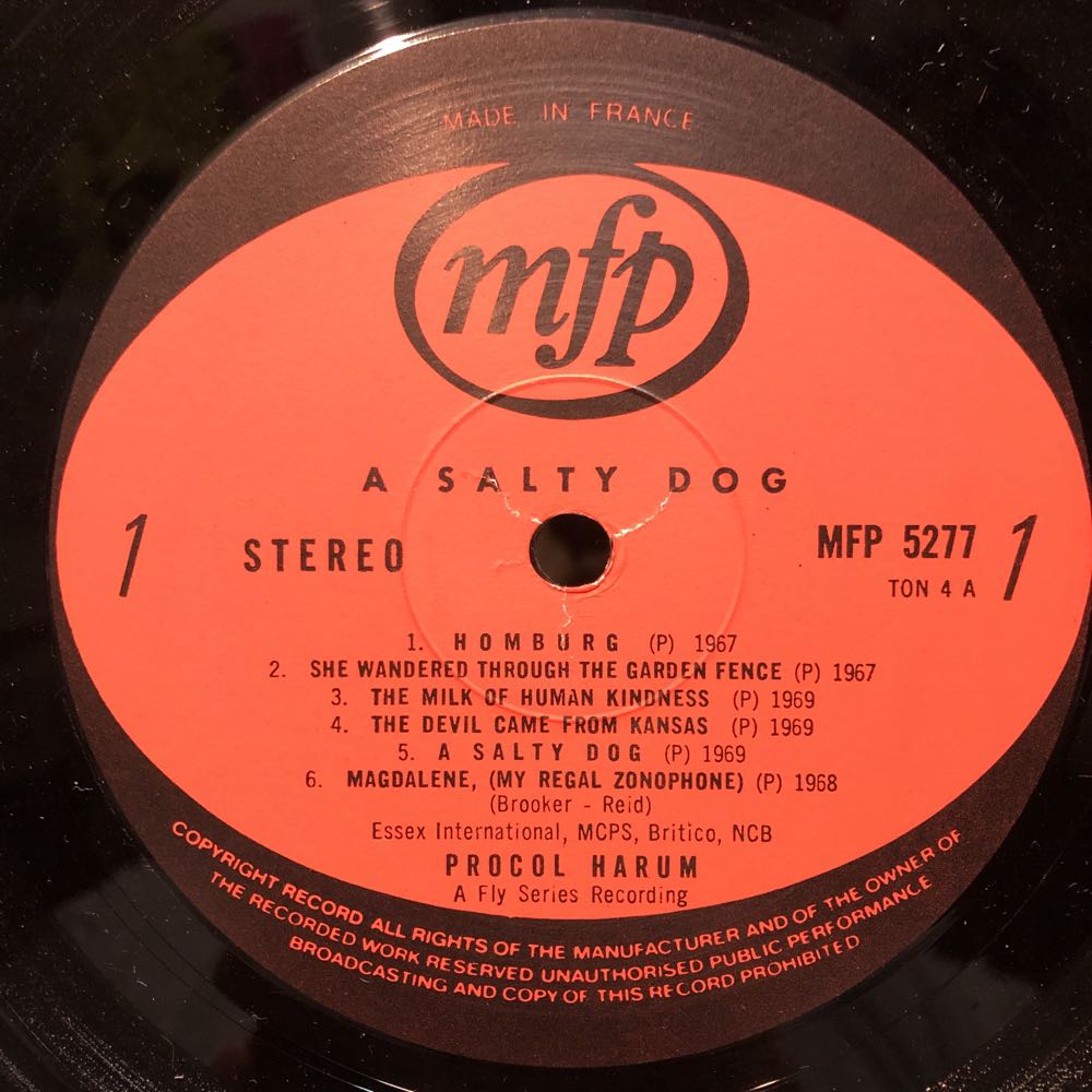 A Salty Dog - Procol Harum (12”) music collectible - Main Image 3