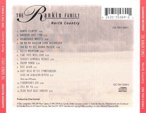 North Country - Rankin Family, The (CD) music collectible [Barcode 077778068327] - Main Image 2