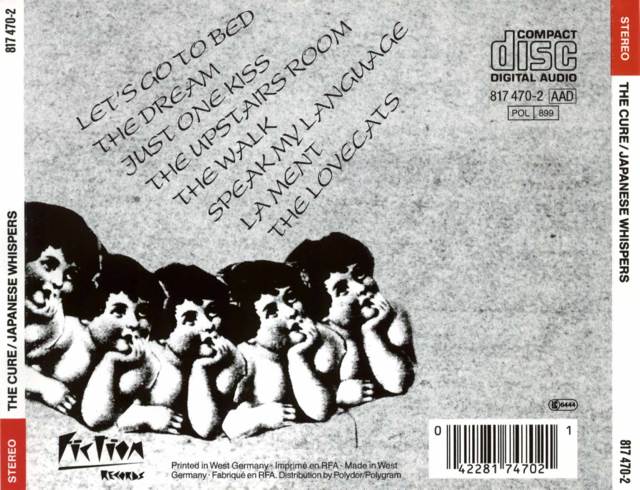 Cure: Japanese Whispers - Cure, The (CD - 28) music collectible [Barcode 042281747021] - Main Image 2