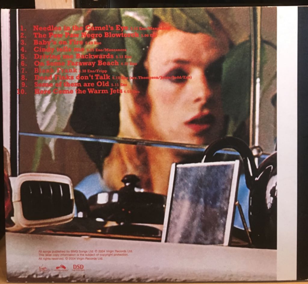 Here Come The Warm Jets - Eno, Brian (CD) music collectible [Barcode 724357729321] - Main Image 2