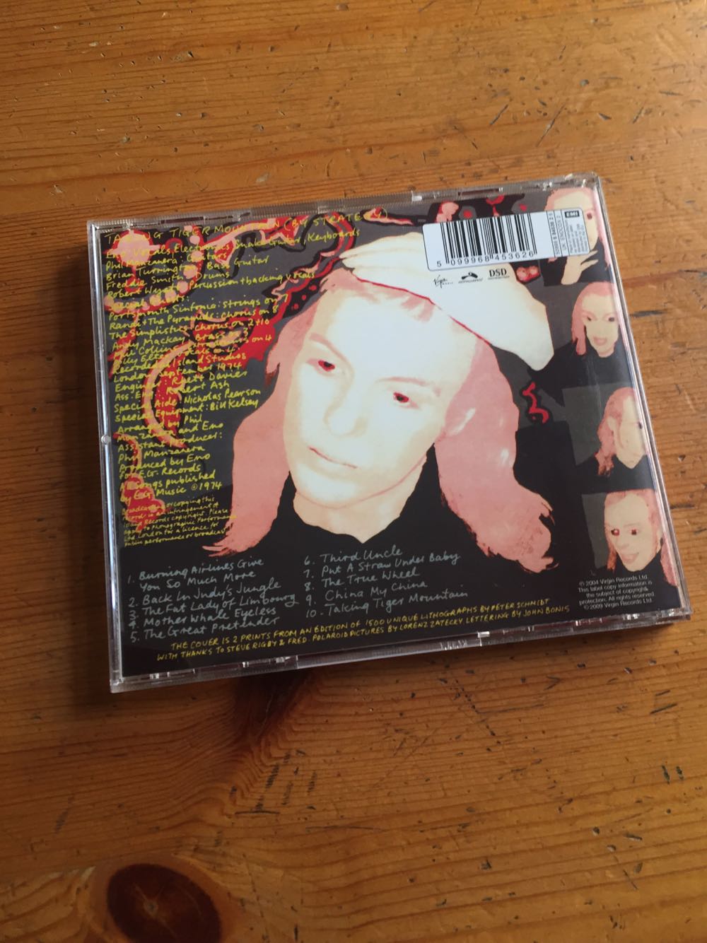 Taking Tiger Mountain (By Strategy) - Eno, Brian (CD) music collectible [Barcode 5099968453626] - Main Image 3