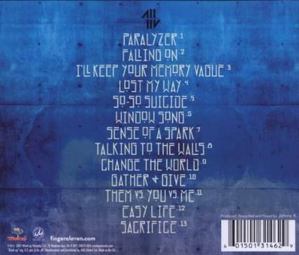 Them vs. You vs. Me - Finger Eleven (12”) music collectible [Barcode 601502311887] - Main Image 2