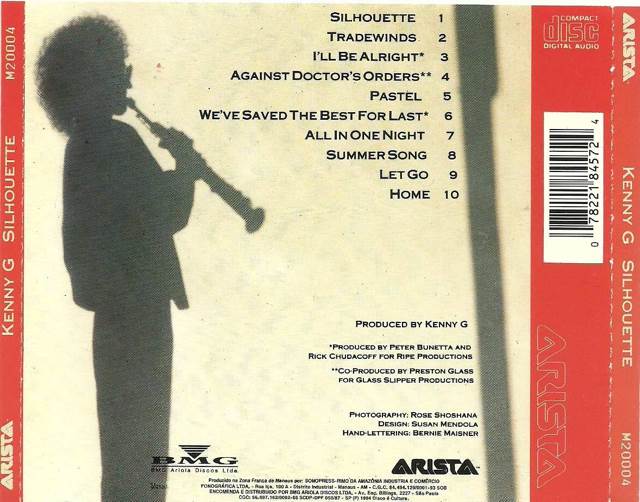 Silhouette - Kenny G (12” - 4835) music collectible - Main Image 2