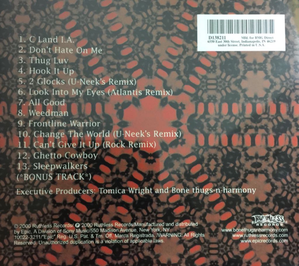 The Collection Vol. 2 - Bone Thugs-n-harmony (CD) music collectible [Barcode 696998517226] - Main Image 2