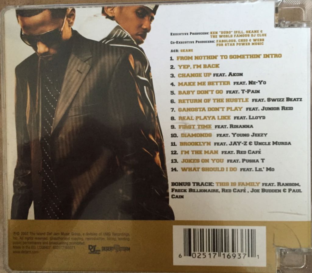 From Nothin to Somethin - Fabolous (CD) music collectible [Barcode 602517169371] - Main Image 2