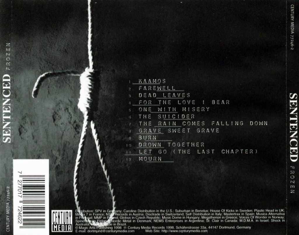 Frozen - Sentenced (CD - 49) music collectible [Barcode 5051099769687] - Main Image 2