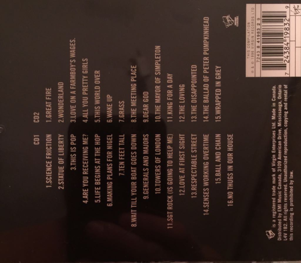 Fossil Fuel: The XTC Singles Collection 1977-1992 - XTC (CD) music collectible [Barcode 724384198329] - Main Image 2