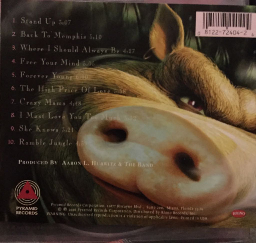 High On The Hog - Band, The (CD) music collectible [Barcode 081227240424] - Main Image 2