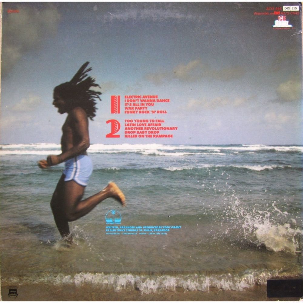 Killer On The Rampage - Eddy Grant (12” - 41:39) music collectible - Main Image 2