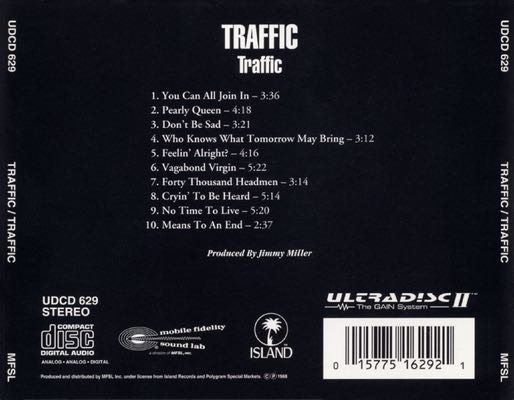 Traffic - Traffic (12”) music collectible [Barcode 602547741332] - Main Image 2