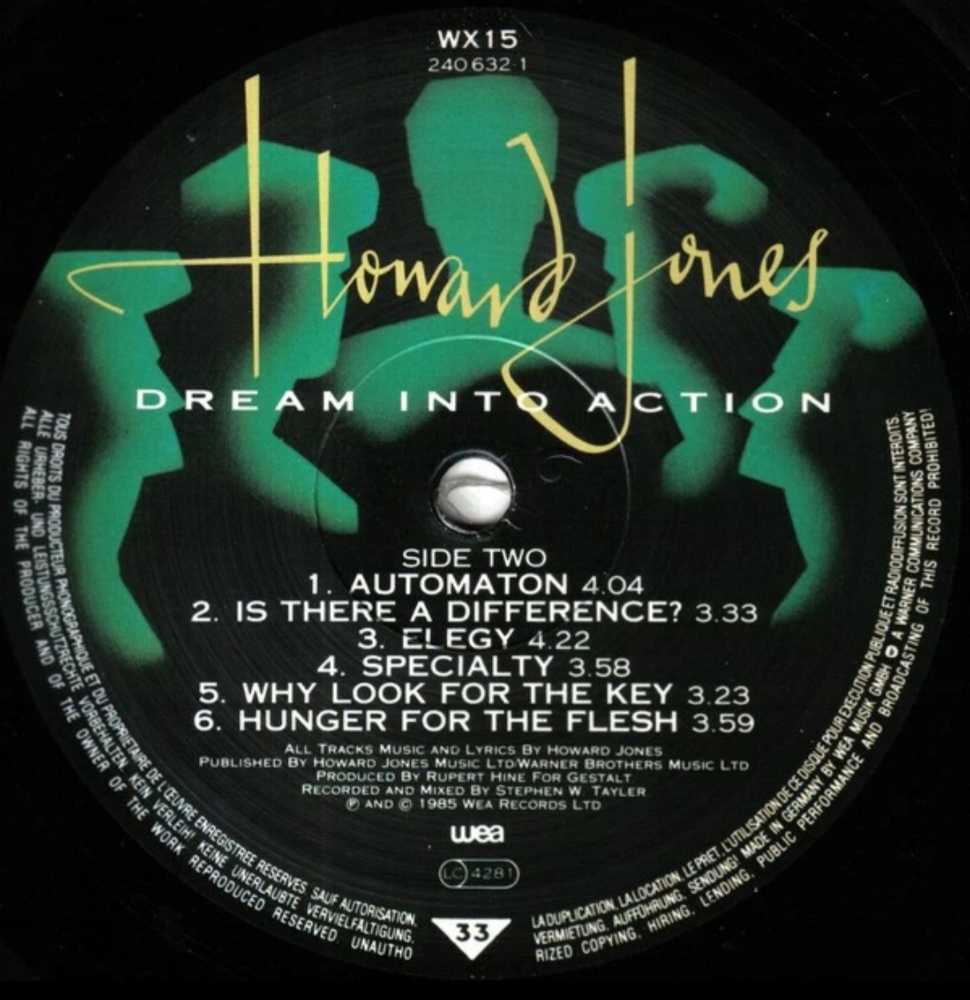 Dream into Action - Howard Jones (12” - 56) music collectible - Main Image 4