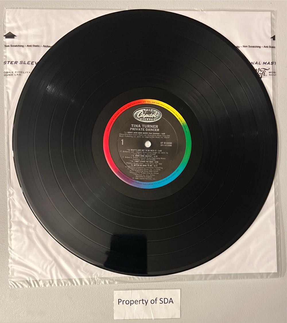 Private Dancer - Tina Turner (12”) music collectible [Barcode 088280000019] - Main Image 3