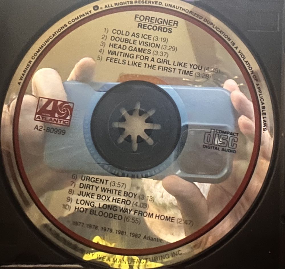 Records - Foreigner (Cassette) music collectible [Barcode 075678099946] - Main Image 3