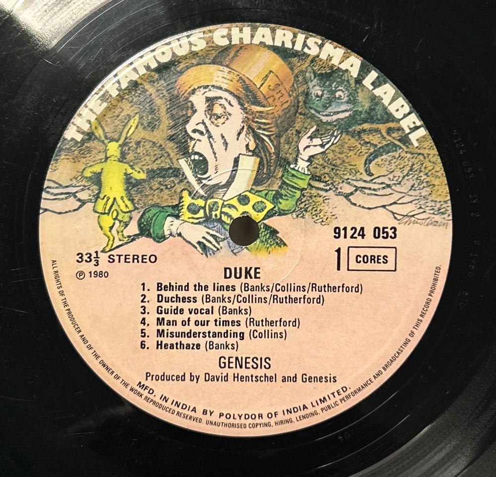 Duke - Genesis (12”) music collectible - Main Image 4