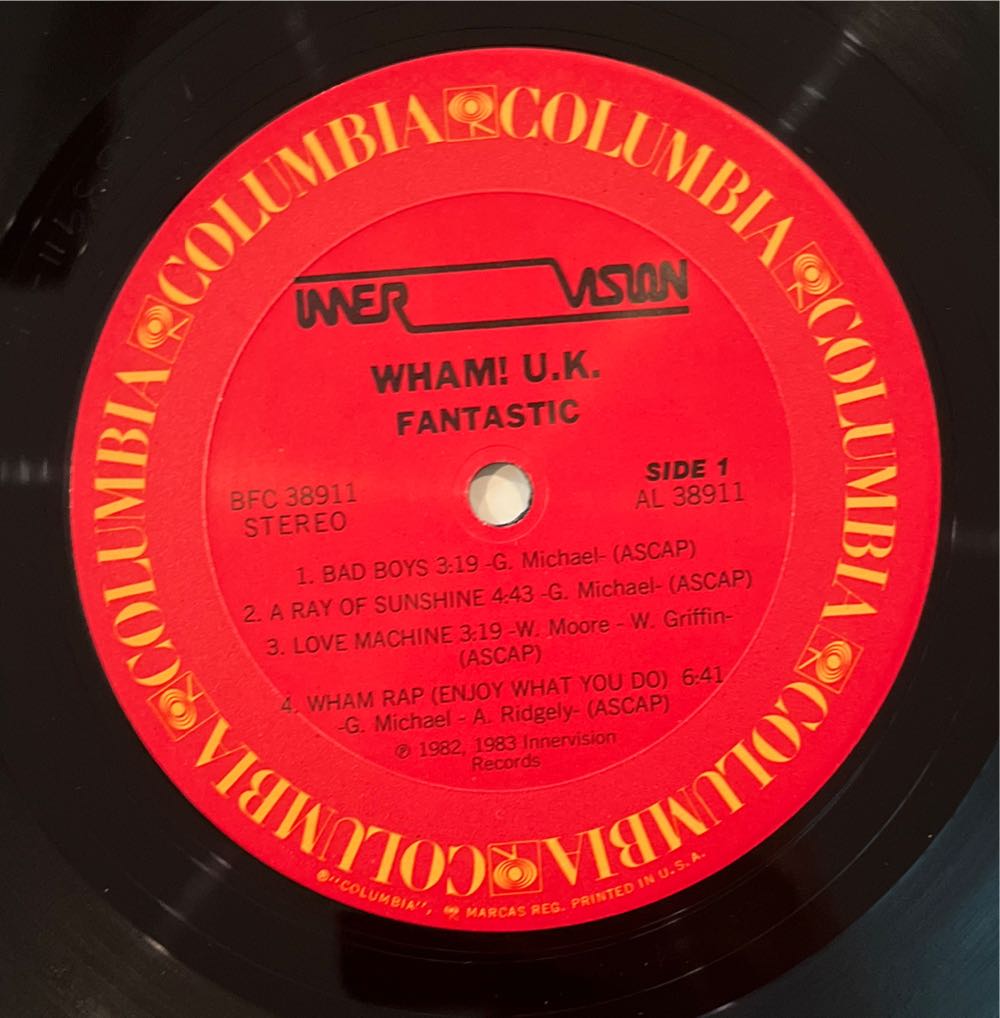 Fantasic - Wham! (12” - 36) music collectible [Barcode 074643891110] - Main Image 3