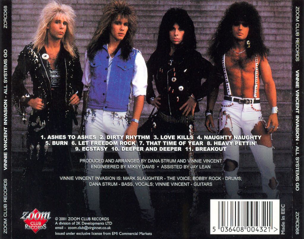 Vinnie Vincent Invasion - All Systems Go - Vinnie Vincent Invasion (12” - 56) music collectible - Main Image 2