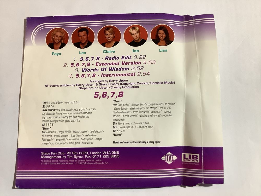 5,6,7,8 - Steps (CD) music collectible [Barcode 9397600172420] - Main Image 2