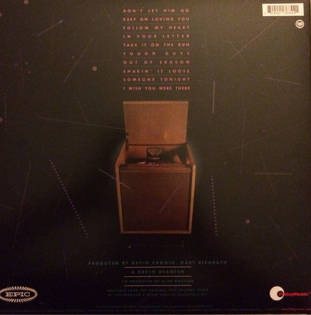 Hi Infidelity - REO Speedwagon (12” - 35) music collectible [Barcode 829421368441] - Main Image 2