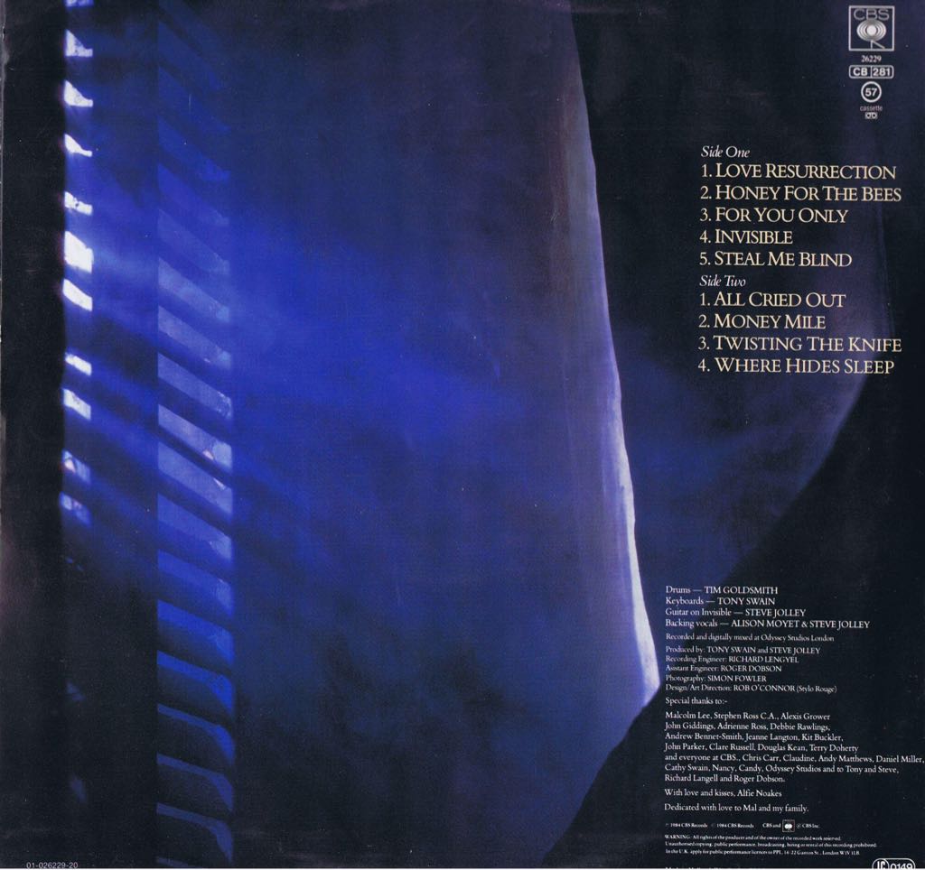 Alf - Alison Moyet (12” - 36) music collectible [Barcode 061213907234] - Main Image 2