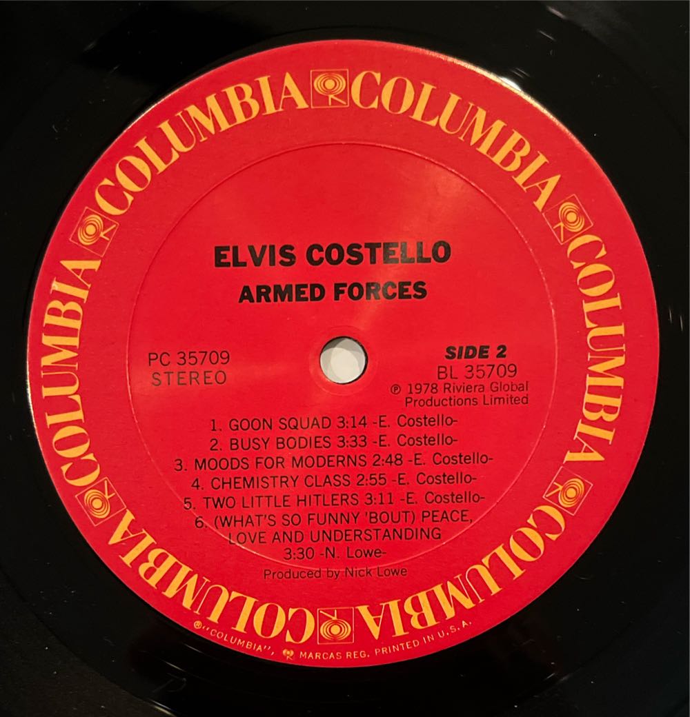 Armed Forces - Costello, Elvis (12” - 40) music collectible - Main Image 4