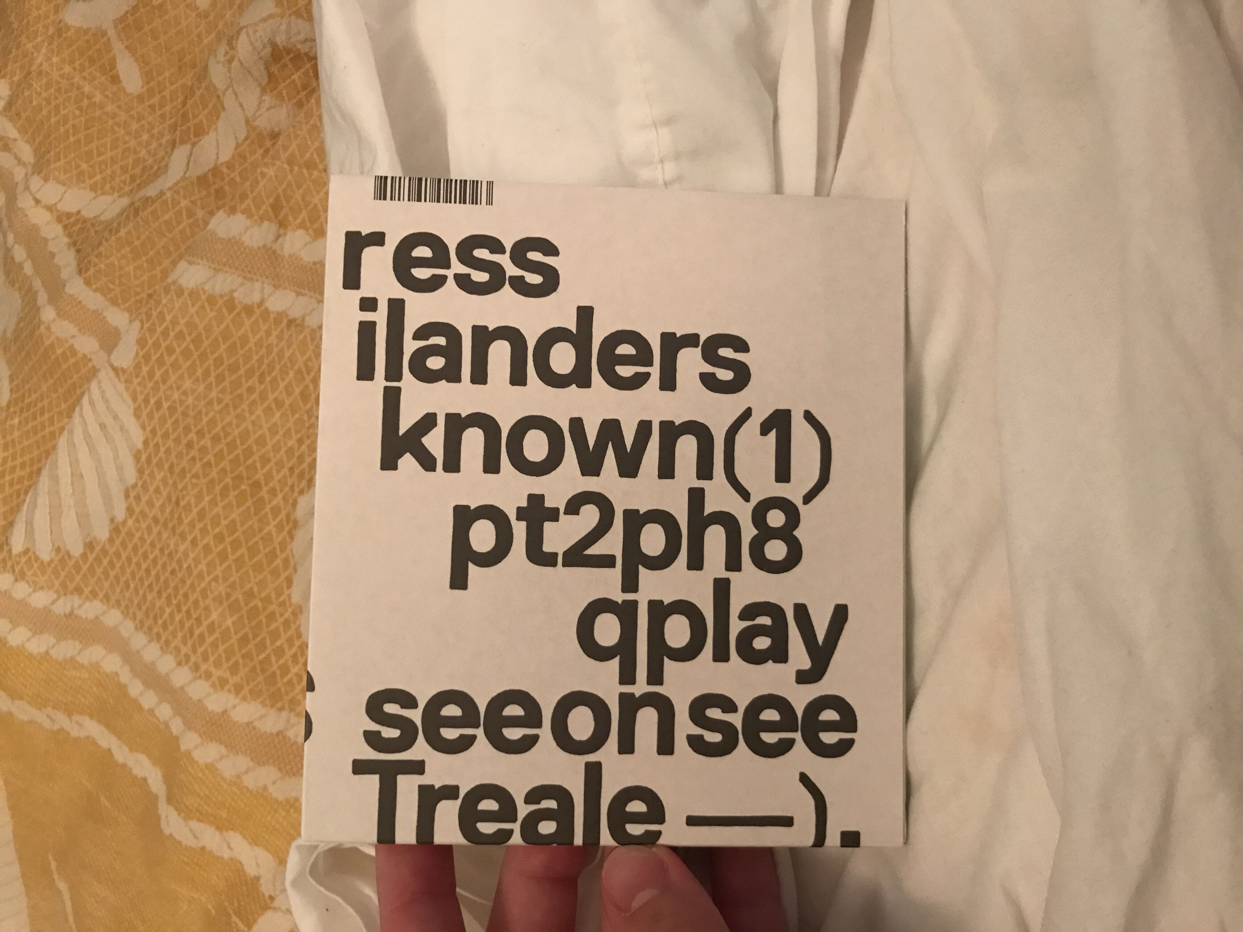 Oversteps - Autechre (CD - 72) music collectible [Barcode 801061021023] - Main Image 3