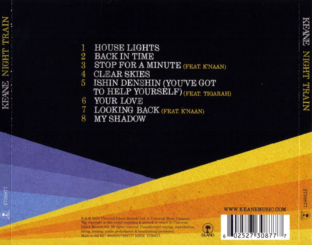 Night Train - Keane (CD) music collectible - Main Image 2