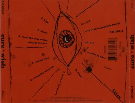 Wish - Cure, The (CD - 66) music collectible [Barcode 731451326127] - Main Image 2