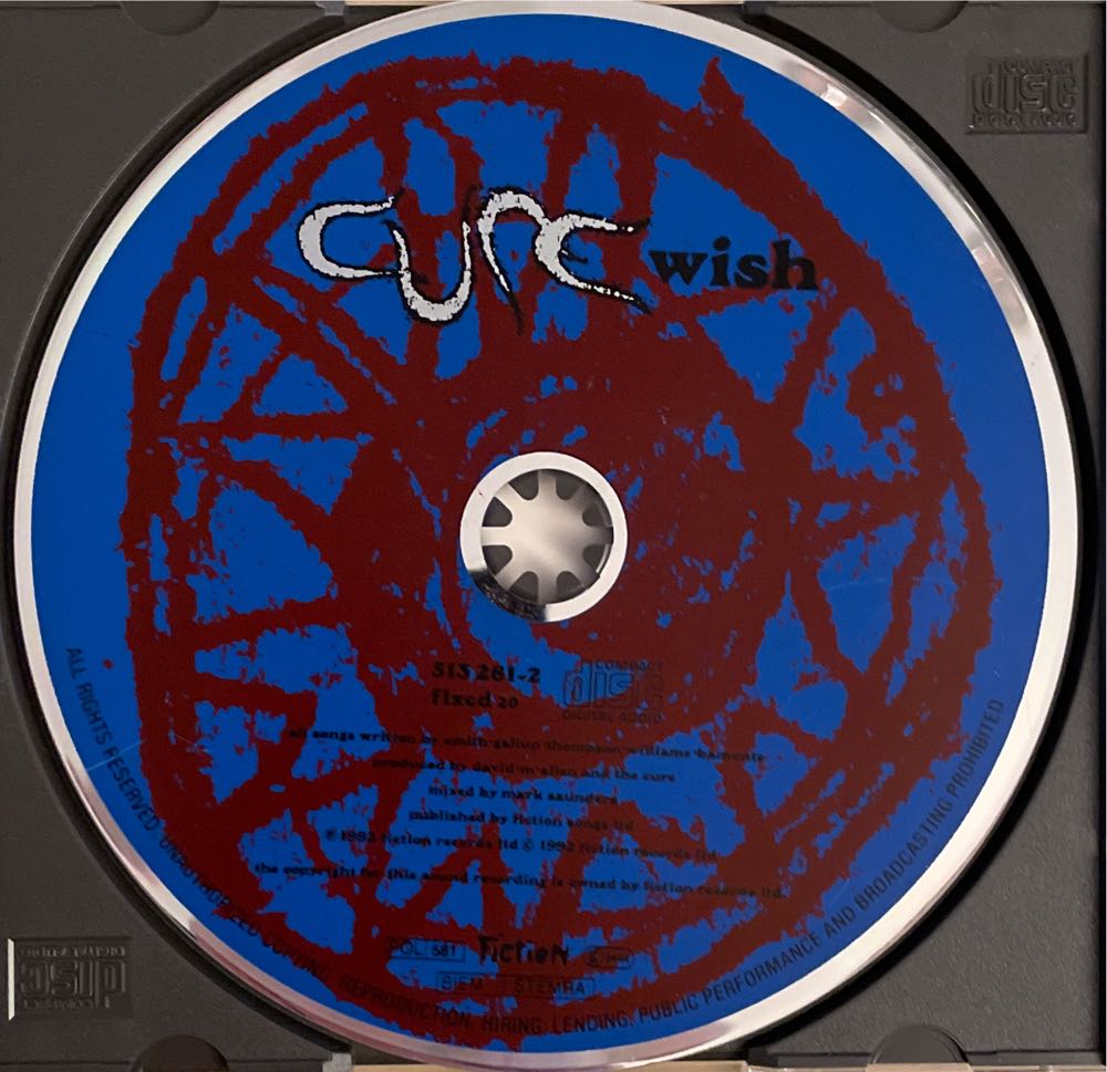 Wish - Cure, The (CD - 66) music collectible [Barcode 731451326127] - Main Image 3