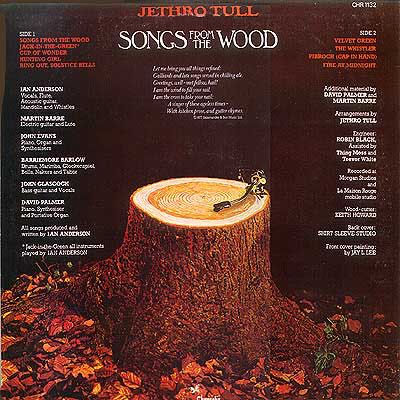 Songs from the Wood - Jethro Tull (8-Track Cartridge - 41) music collectible [Barcode 094632113221] - Main Image 2