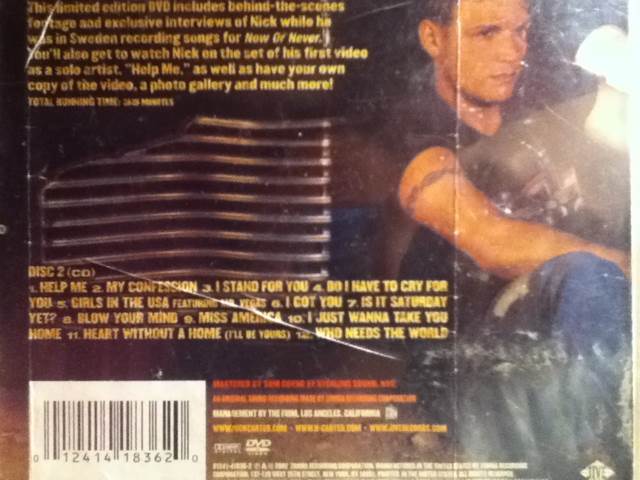 Now or Never - Carter, Nick (CD) music collectible [Barcode 012414183620] - Main Image 2