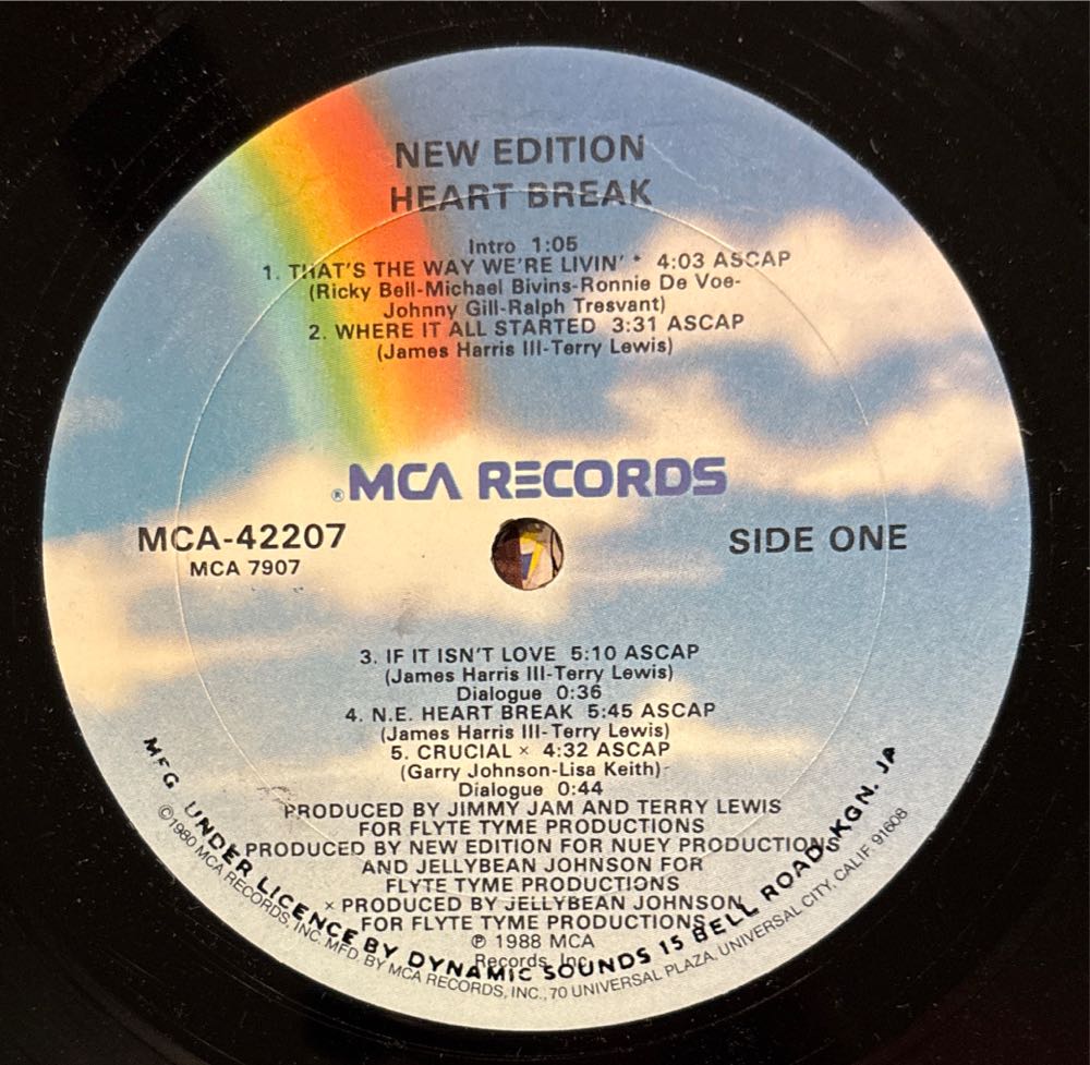 Heart Break - New Edition (CD - 54) music collectible [Barcode 076742220723] - Main Image 3