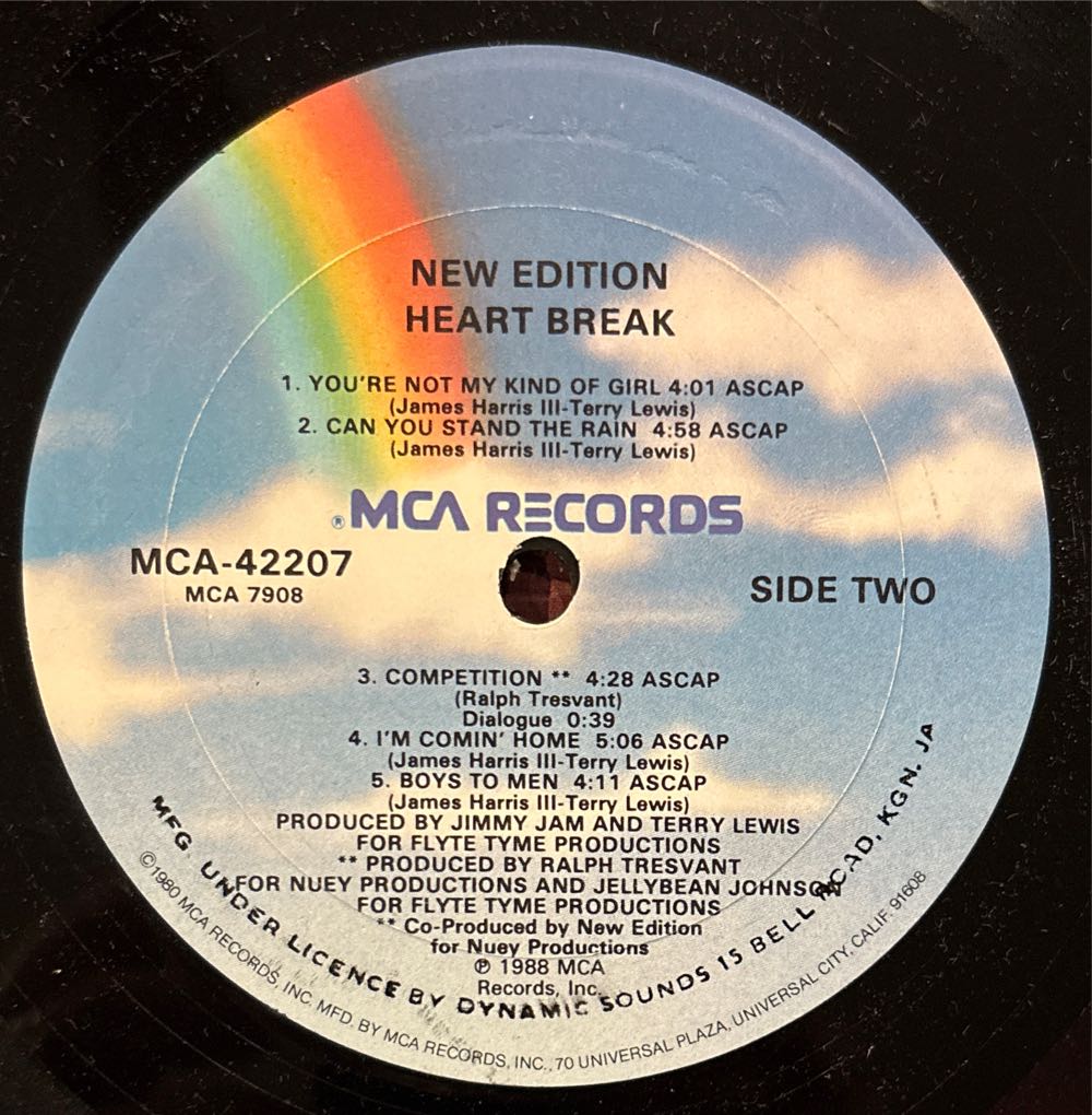 Heart Break - New Edition (CD - 54) music collectible [Barcode 076742220723] - Main Image 4