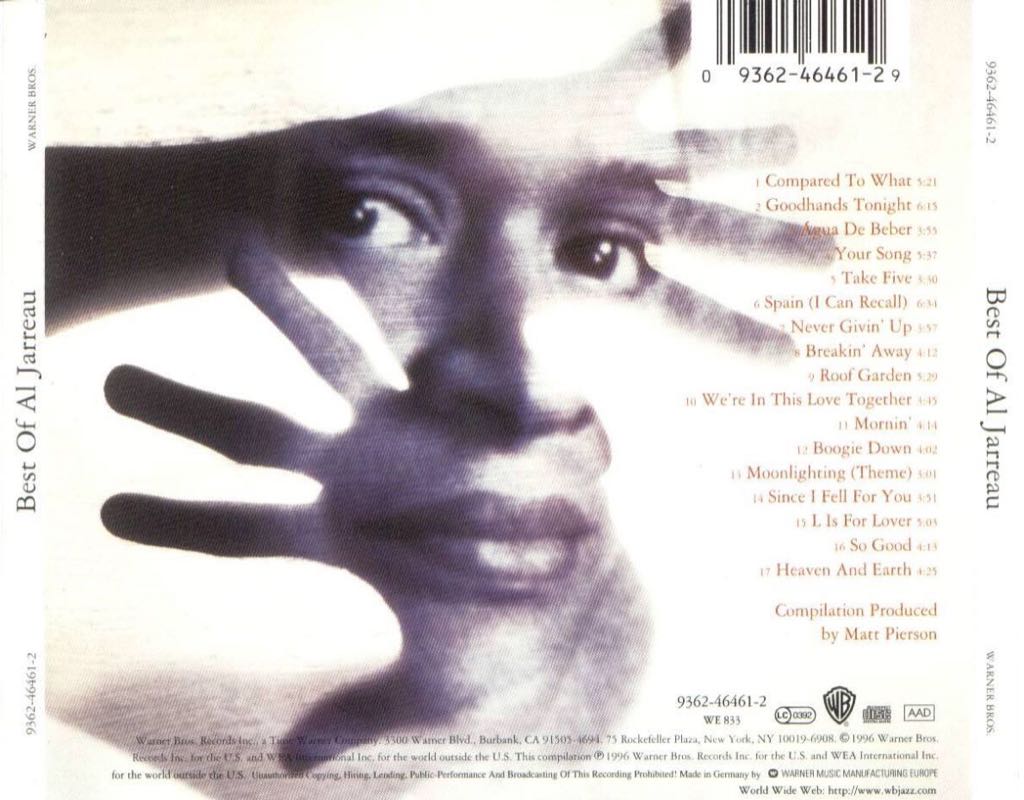 Best Of Al Jarreau - Al Jarreau (CD - 75) music collectible [Barcode 493624645427] - Main Image 2