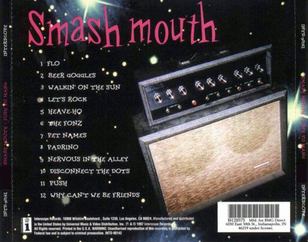 Fush Yu Mang - smashmouth (CD) music collectible - Main Image 2