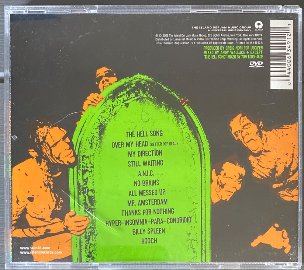 Does This Look Infected? - Sum 41 (CD) music collectible [Barcode 044006349121] - Main Image 2