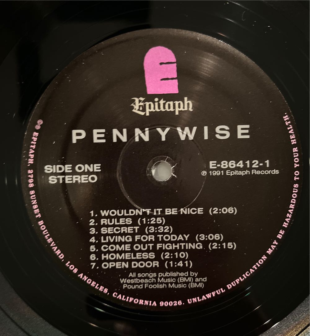 Pennywise - Pennywise (12”) music collectible - Main Image 3