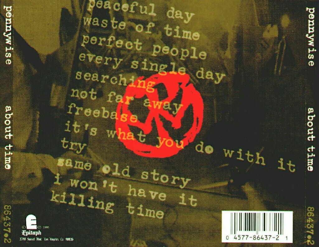 About Time - Pennywise (CD - 32) music collectible [Barcode 045778643721] - Main Image 2