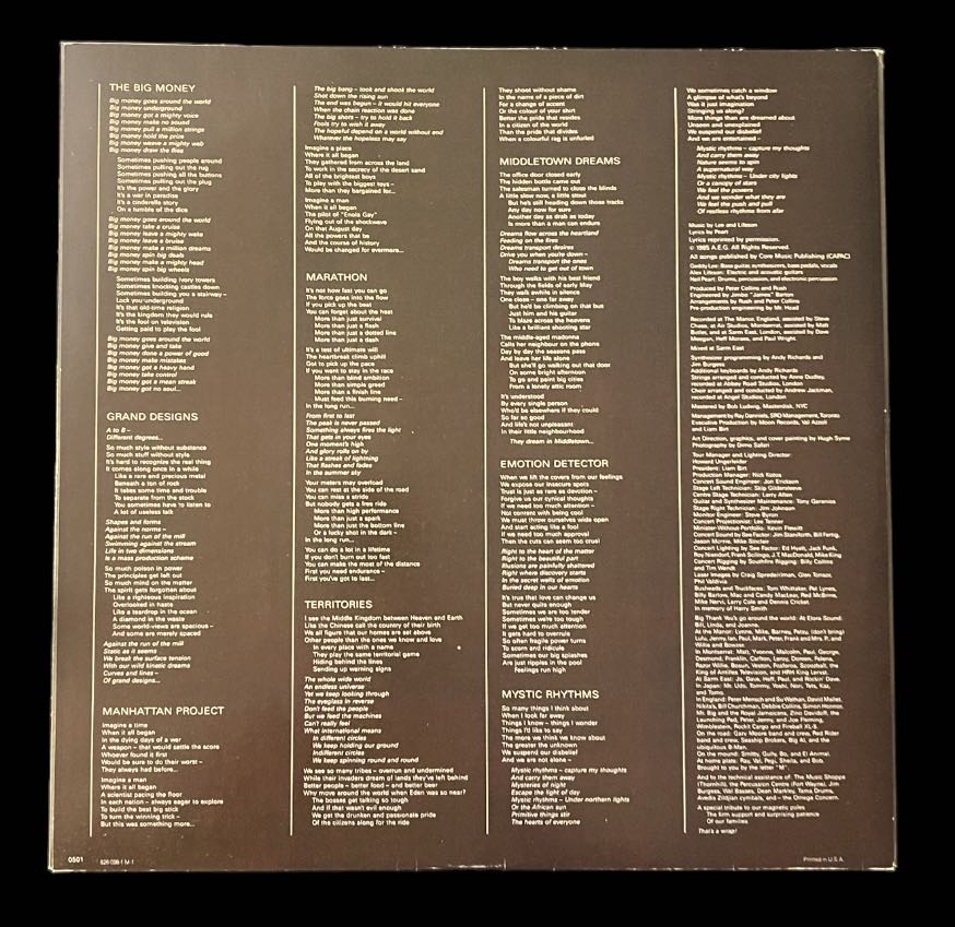 Power Windows - Rush (12” - 45) music collectible [Barcode 042282609816] - Main Image 3