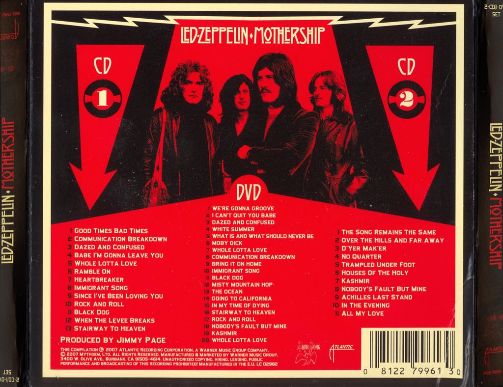 Mothership - Led Zeppelin (MP3 - 135:25) music collectible [Barcode 0081227996130] - Main Image 2