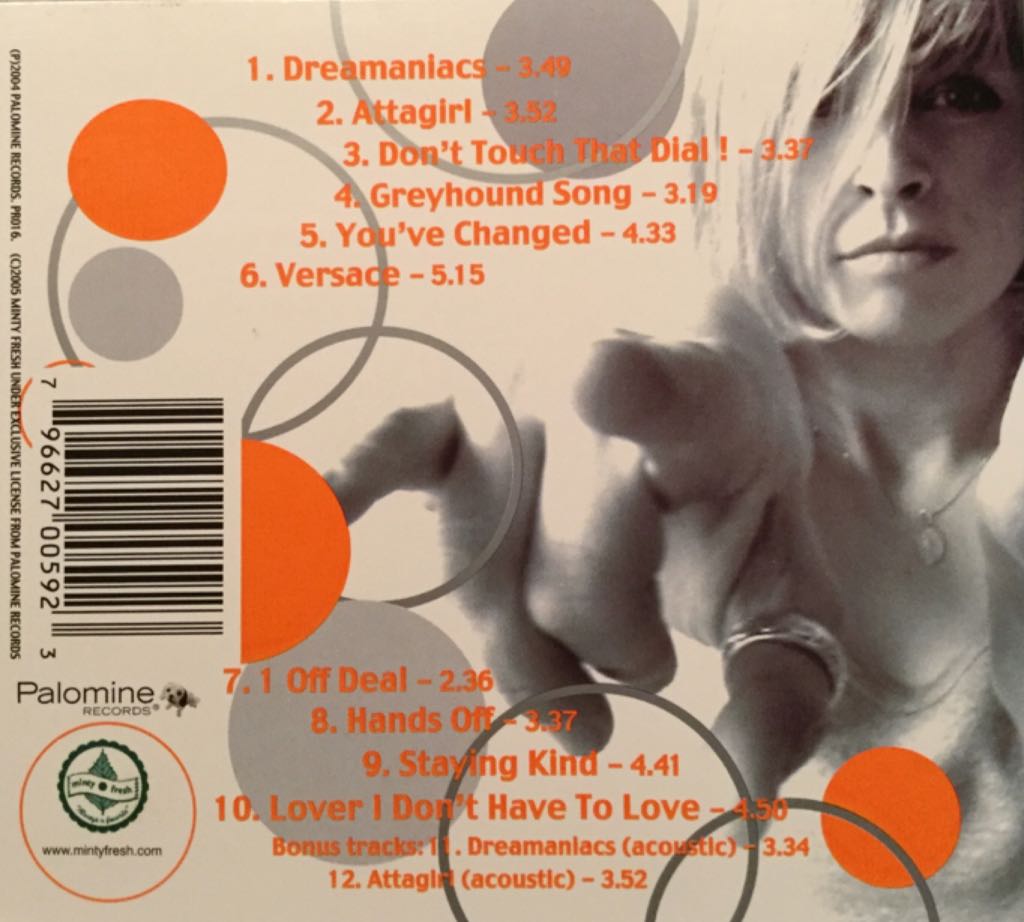 Attagirl - Bettie Serveert (CD) music collectible [Barcode 796627005923] - Main Image 2