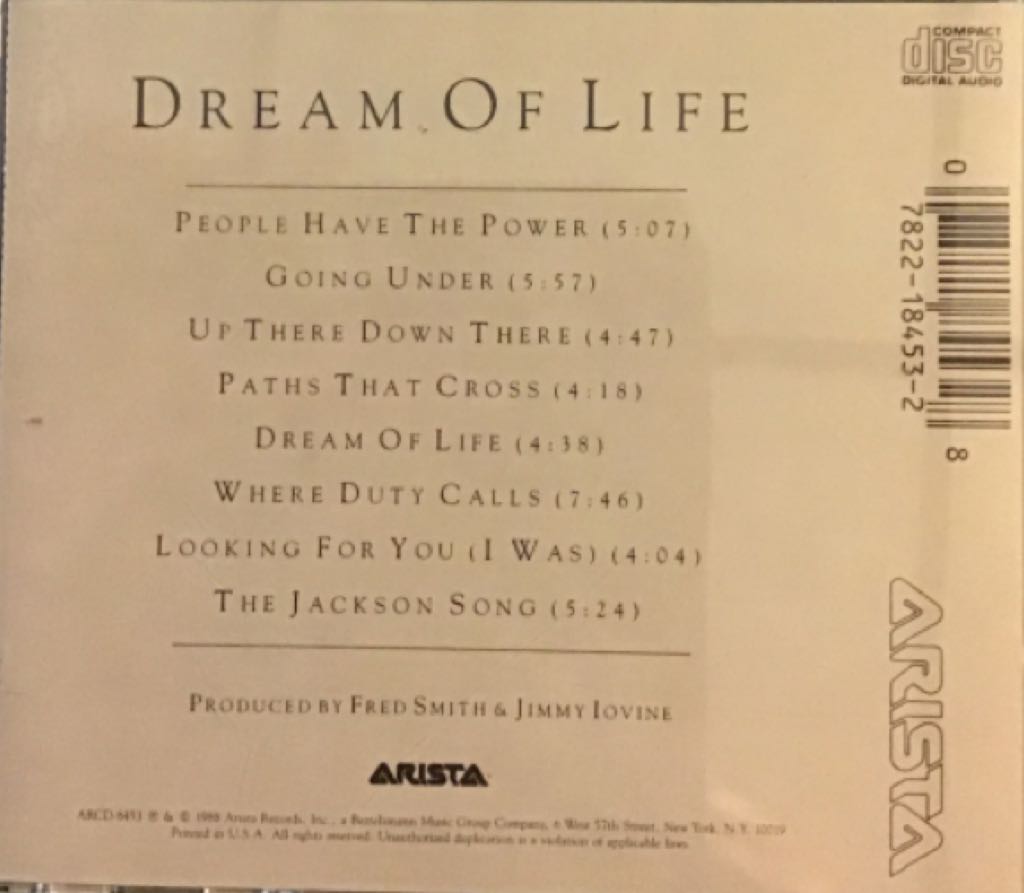 Patti Smith: Dream Of Life - Smith, Patti (CD) music collectible [Barcode 078221845328] - Main Image 2