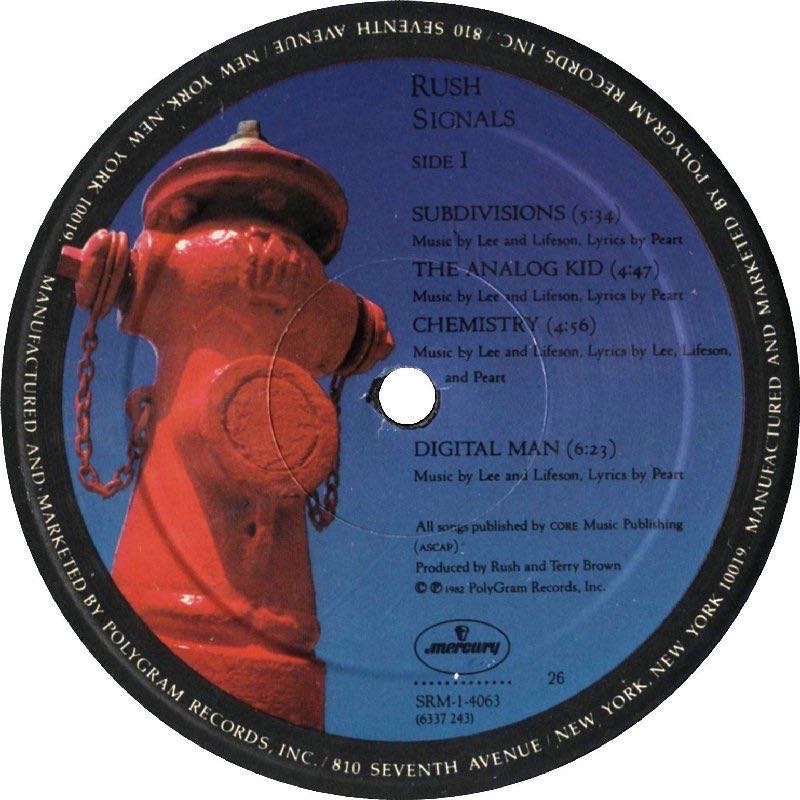CD : Signals - Rush (CD - 43) music collectible [Barcode 042281000225] - Main Image 4