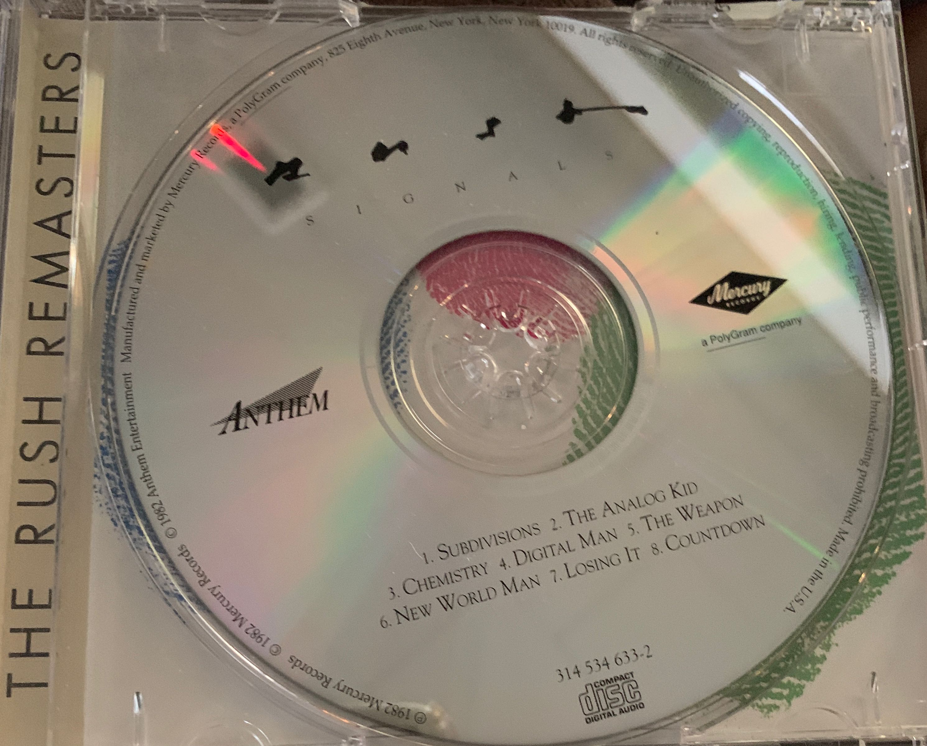 Signals - Rush (CD - 43) music collectible [Barcode 731453463325] - Main Image 3