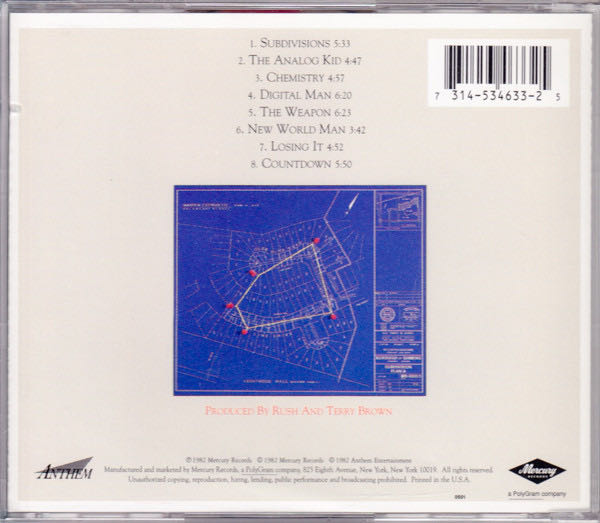 Signals - Rush (CD - 43) music collectible [Barcode 731453463325] - Main Image 4