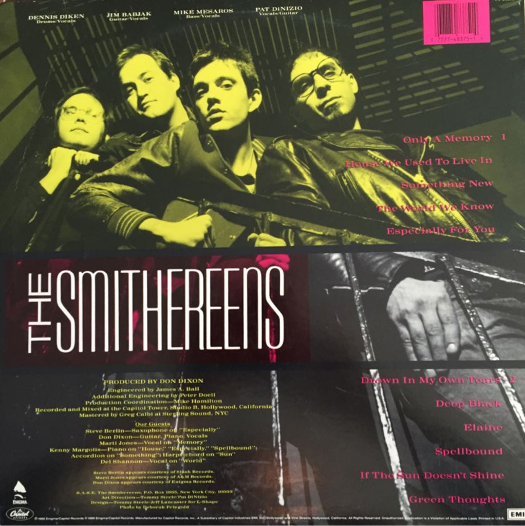 Green Thoughts - Smithereens, The (12”) music collectible - Main Image 2